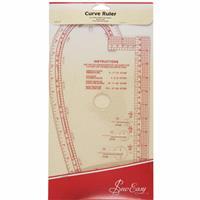 Curved Ruler: 13.875 x 7.375in