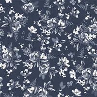 Marcia Cornell Gingham Foundry 2021 Navy Fabric 0.5m