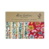 Alice Caroline Floral Liberty 2.5" Charms Pack of 36 Pieces