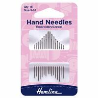 Hand Sewing Needles Embroidery/Crewel - Size 5-10 