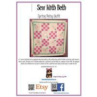 Sew with Beth Spring Glitter Daisy Quilt Pattern