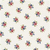 Moda Belle Isle Dotted Floral Ditsy on Cream Fabric 0.5m