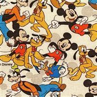 Disney Mickey Mouse Club Fabric 0.5m
