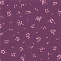 Liberty Flower Show Midnight Garden Field Rose Purple Fabric 0.5m