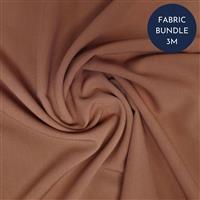 Mink Gaberdine Fabric Bundle (3m)