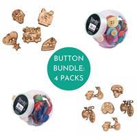 Buttons Bundle: 4 Packs 