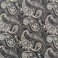 Shelby Paisley Black Extra Wide Backing Fabric 0.5m (280cm Width)
