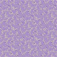 Henry Glass Nana Mae V Purple Daisy Chain Fabric 0.5m